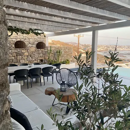 Вилла Mykonian Luxury Azure W Sea View And Pool *