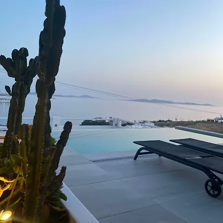 Mykonian Luxury Azure W Sea View And Pool Агиос-Стефанос