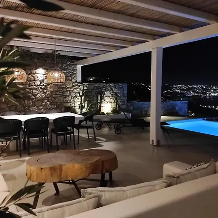 Mykonian Luxury Azure W Sea View And Pool Вилла Агиос-Стефанос