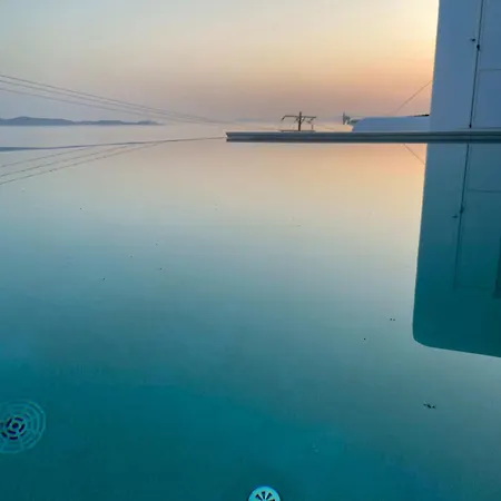 Mykonian Luxury Azure W Sea View And Pool فيلة آغيوس ستيفانوس
