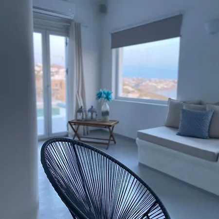 Mykonian Luxury Azure W Sea View And Pool Villa *